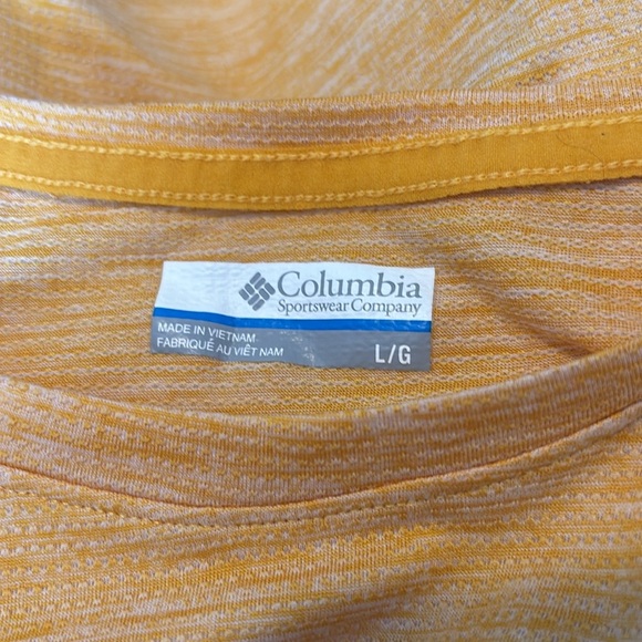 Columbia men’s orange short sleeve performance t-shirt size large - Picture 7 of 8